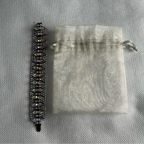 Sorrelli VINTAGE Swarovski Crystal Wide Bracelet - Picture 6 of 8